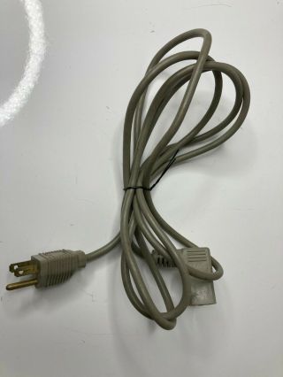 Authentic Vintage Apple Macintosh Power Cord Cable Computer Monitor 1980s 2