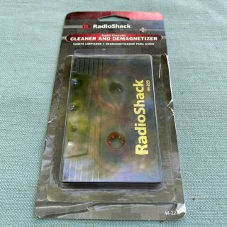 Radio Shack Audio Cassette Cleaner Demagnetizer Tape Ireland Vintage Package Box
