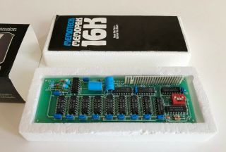 Memopak 16kb Ram Board For Timex Sinclair 1000,  Zx81