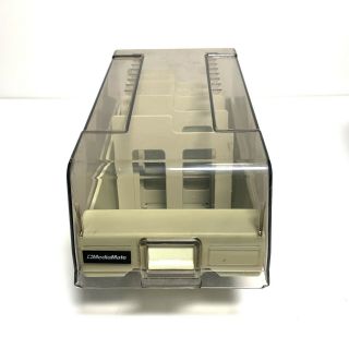 Vintage Media Mate 3.  5” Floppy Disk Storage Case Holder Diskette Tray