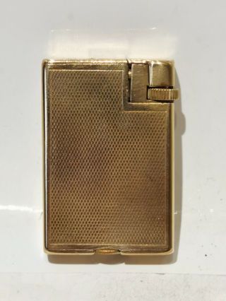 Vintage Gold Plated Dunhill Handy Petrol Lighter