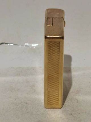 Vintage Gold Plated Dunhill Handy Petrol Lighter 2