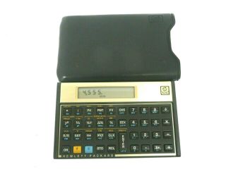 Hewlett Packard Hp 12c Vintage Financial Business Calculator And Case 5050