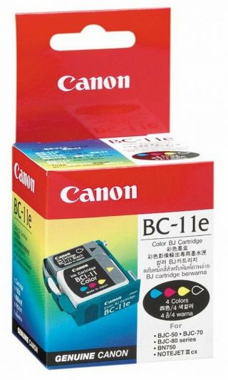 Canon Bc - 11e 4color Printhead - Bubble Jet Color Printer Bjc