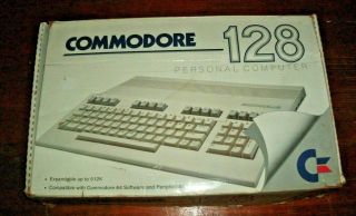 Vintage Commodore 128.  Personal Computer Display Box Only Rare Advertising