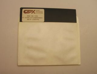 Rare (9) Morse Code Tutor Disk By Apx For Atari 400/800