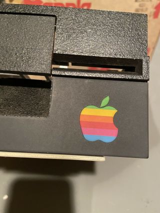 Vintage Apple Floppy Disc Drive With Box And Service Sticker