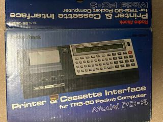 Radio Shack Printer Cassette Interface For Trs - 80 Pocket Computer Pc - 3 26 - 3591