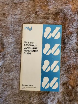 Vintage Intel Mcs - 86 Assembly Language Reference Guide October 1978