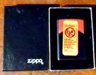 Zippo Lighter Marlboro Red Roof Red Top Box 3