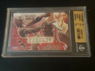 1994 - 95 Emotion 100 Michael Jordan Chicago Bulls BGS 9.  5 GEM 2