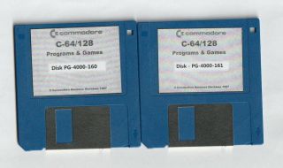 Commodore 64 - 128 - Games - 3.  5 Inch Disks For The 1581 Drive -