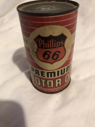 Vintage Phillips 66 Premium Motor Oil Can Bank