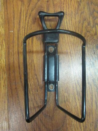 Vintage Light Weight O.  M.  A.  S.  Water Bottle Cage Black