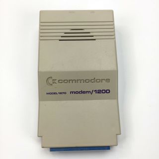Commodore 64 Computer Modem 1200 Model 1670 - Retro Computing