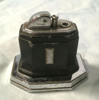 Vintage Ronson Art Deco Table Top Touch Tip Lighter