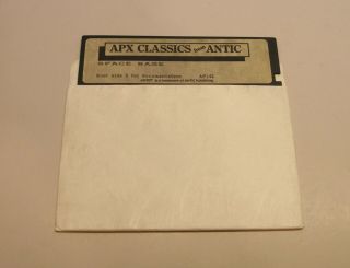 Rare Space Base Disk By Antic For Atari 400/800