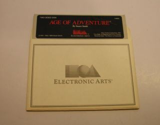 Age Of Adventure Disk By Electronic Arts For Atari 400/800