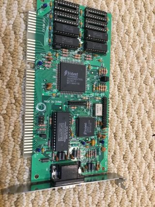 Vintage Trident Tvga8900d Vga Card.  Came Out Of An Iqs 486