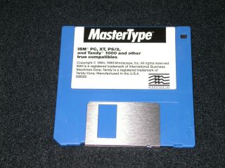 Vtg Master Type IBM Tandy 1000 PC Computer Installation Program 3.  5 
