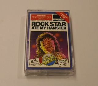 Very Rare Rockstar Ate My Hamster By Codemasters For Commodore 64