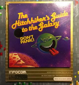 The Hitchhiker’s Guide To The Galaxy - Commodore 64/128 Vintage Video Game