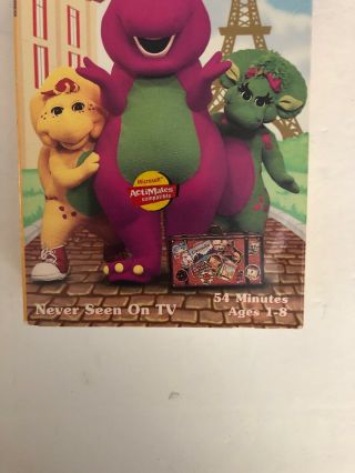 Barney - What a World We Share (VHS,  1999) - RARE VINTAGE COLLECTIBLE - SHIP N24HR 3