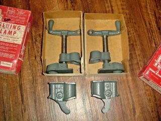 Vintage 2 Craftsman Gluing Clamps 6674 Box - Old Stock
