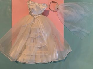 Vintage Barbie Brides Dream 947 Wedding Dress & Veil 1960’s Dress