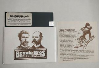 1983 Beagle Bros Silicon Salad - Apple Ii Vintage 5.  25 " Floppy Dos 3.  3
