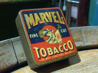 Marvel Tobacco tin Michelides Perth Australian made 1oz 2