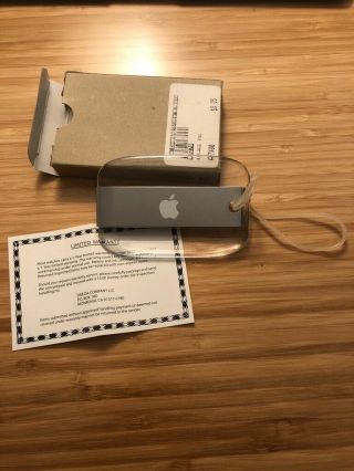 The Company Store At Apple Luggage Tag,  Ultra Rare,  Must - Have Collector 