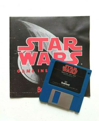 Star Wars,  Game For Commodore Amiga 500,  1000,  2000 (brØderbund,  1988)