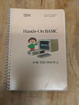 Ibm Personal Computer Basic Self - Tutor Hands On Basic For The Ibm Pc Jr Booklet