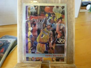 Kobe Bryant 1997 - 98 Topps Chrome 171 2nd Year Card Los Angeles Lakers Hot