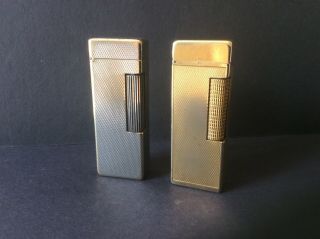 Two Vintage Dunhill Lighters.