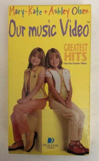 Mary - Kate & Ashley Olsen - Our Music Video (vhs 1997) - Rare Vintage - Ships N24