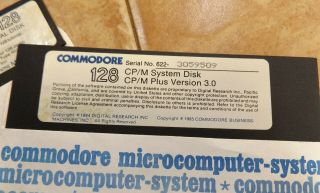 Commodore 128: CP/M System Disk And User Utilities & Commodore 128 Tutorial Disk 3