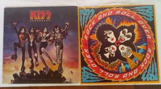 Kiss - Destroyer / Rock And Roll Over 1976 Vintage Vinyl