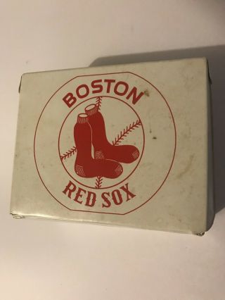 Vintage Boston Red Sox Lunch Box White