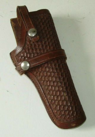 Vintage Hand Made By Viking Mexico Leather Gun Holster 75