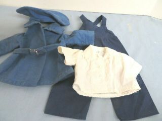 Vintage 1950 Pants Blouse Tagged Jacket Hat For 16 " Terri Lee Doll Clothes Set