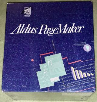 Factory Aldus Page Maker 3.  0 Apple Macintosh Complete Desktop Publishing