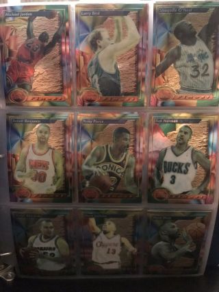 1993 - 94 Topps Finest Basketball Michael Jordan Shag 220 Card Complete Set NM - M 3