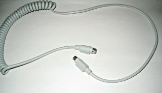 Apple Macintosh Lc Ii Adb Coil Keyboard Cable 590 - 0361 - B