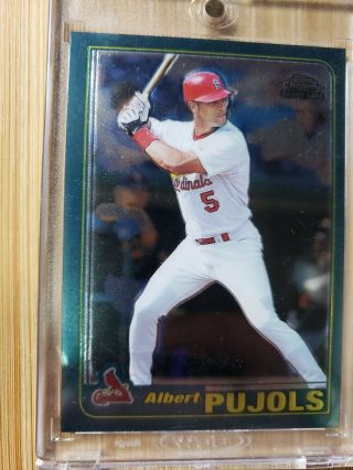 2001 Topps Rookie Card Albert Pujols St Louis Cardinals T247 Baseball Card