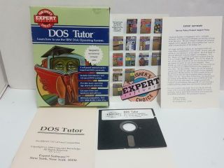 Vintage Dos Tutor Learn How To Use Ibm Operating System 5.  25 Floppy Disk Dos 2.  1