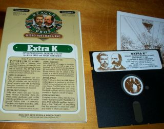 1985 Beagle Bros Extra K For Apple Ii Dos 3.  3& Prodos Manuals Vintage