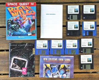 Space Quest Iv: Roger Wilco And The Time Rippers,  Ms - Dos Ver 1.  052,  1990