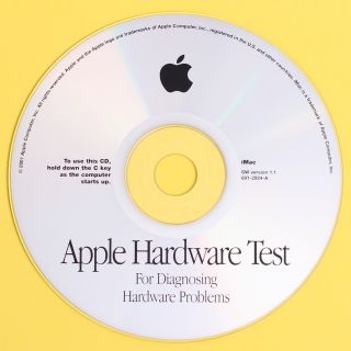 Apple Imac Summer 2001 Powermac4,  1 Apple Hardware Test Diagnostic Disc 691 - 2924